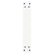 Nogi do stolika kawowego, 2 szt., białe, 50x(100-101) cm, stal