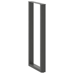 Nogi do stolika kawowego 2 szt. antracyt 40x(110-111) cm stal