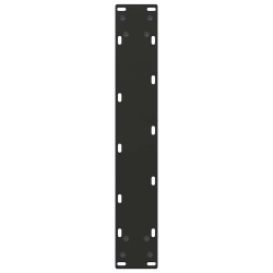 Nogi do stolika kawowego, 2 szt., czarne, 40x(110-111) cm, stal