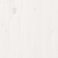 Wysoka szafka, biała, 89x34x116,5 cm, lite drewno sosnowe