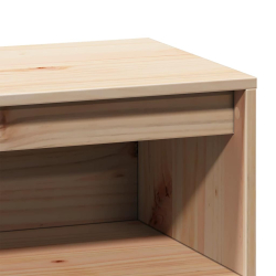 Wysoka szafka, 89x34x116,5 cm, lite drewno sosnowe