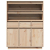 Wysoka szafka, 89x34x116,5 cm, lite drewno sosnowe