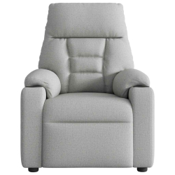 Elektryczny fotel rozkładany Cloud Grey Fabric