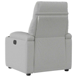 Elektryczny fotel rozkładany Cloud Grey Fabric