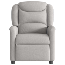 Elektryczny fotel rozkładany Cloud Grey Fabric