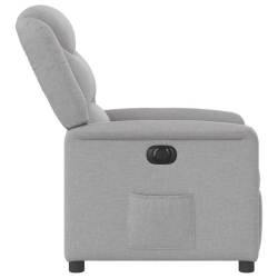 Elektryczny fotel rozkładany Cloud Grey Fabric
