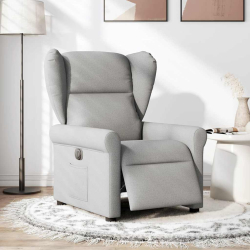 Elektryczny fotel rozkładany Cloud Grey Fabric