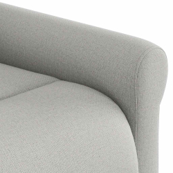 Elektryczny fotel rozkładany Cloud Grey Fabric
