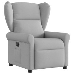 Elektryczny fotel rozkładany Cloud Grey Fabric