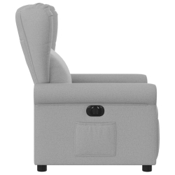 Elektryczny fotel rozkładany Cloud Grey Fabric