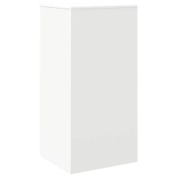 Szafka do przechowywania Biała 50x45x103,5 cm Drewno klejone