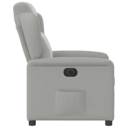 Elektryczny fotel rozkładany Cloud Grey Fabric