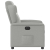 Elektryczny fotel rozkładany Cloud Grey Fabric