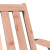 Krzesło ogrodowe Adirondack 75x77x77 cm lite drewno Douglas