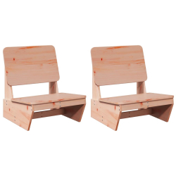 Krzesła ogrodowe 2 szt. 60x64x70,5 cm Drewno lite Douglas