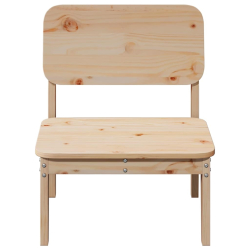 Krzesło ogrodowe 60x52,5x72 cm lite drewno sosnowe