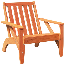 Krzesła ogrodowe Adirondack 2 szt. Woskowany brąz 75x77x77 cm