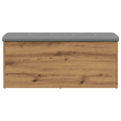 Ławka ze schowkiem Dąb rzemieślniczy 102x42x45cm Drewno klejone