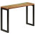 Stolik konsolowy, 110x35x75 cm, lite drewno z odzysku