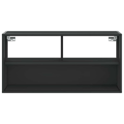Szafka pod telewizor, czarna, 80x31x39,5 cm