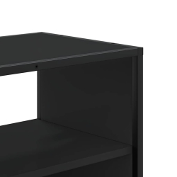 Szafka pod telewizor, czarna, 80x31x39,5 cm