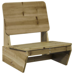 Krzesła ogrodowe 2 szt. 60x64x70,5 cm Drewno impregnowane Sosna