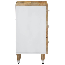 Szafka nocna, 50x33x60 cm, lite drewno mango