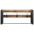 Wieszak na ubrania 80x35x35 cm lite drewno surowe mango