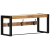 Wieszak na ubrania 80x35x35 cm lite drewno surowe mango