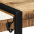 Wieszak na ubrania 80x35x35 cm lite drewno surowe mango