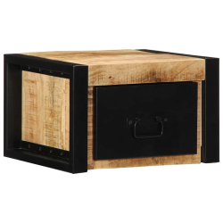 Szafka nocna 40x35x25 cm lite drewno surowe mango