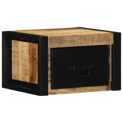 Szafka nocna 40x35x25 cm lite drewno surowe mango