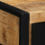 Szafka nocna 40x35x25 cm lite drewno surowe mango