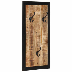 Wieszak na ubrania 40x2x80 cm lite drewno surowe mango
