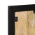 Wieszak na ubrania 40x2x80 cm lite drewno surowe mango