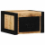 Szafki nocne 2 szt. 40x35x25 cm Drewno lite surowe Mango