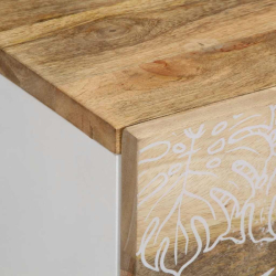 Szafka nocna, 50x33x60 cm, lite drewno mango