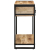 Konsola Stolik 100x35x75 cm lite drewno surowe mango
