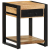 Stolik pomocniczy 40x40x50 cm lite drewno surowe mango