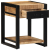 Stolik pomocniczy 40x40x50 cm lite drewno surowe mango