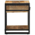 Stolik pomocniczy 40x40x50 cm lite drewno surowe mango