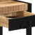 Stolik pomocniczy 40x40x50 cm lite drewno surowe mango