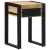 Stolik boczny 35x35x50 cm lite drewno surowe mango