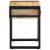 Stolik boczny 35x35x50 cm lite drewno surowe mango