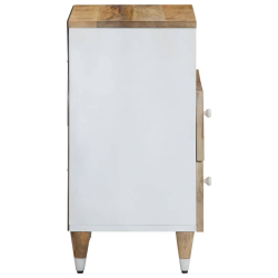 Szafka nocna, 50x33x60 cm, lite drewno mango