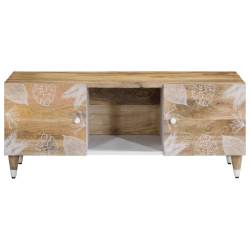 Stolik kawowy, 100x54x40 cm, lite drewno mango