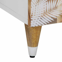 Szafka pod umywalkę, 62x33x58 cm, lite drewno mango