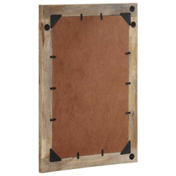 Lustro łazienkowe 50x3x70 cm lite drewno mango