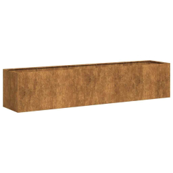 Doniczka Rusty 200x40x40 cm Stal nierdzewna