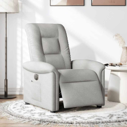 Elektryczny fotel rozkładany Cloud Grey Fabric